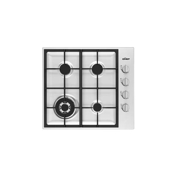 Chef 60cm Gas Cooktop Stainless Steel 2