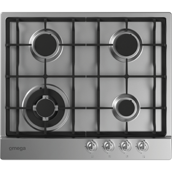 Omega 60cm Gas Cooktop Stainless Steel 1